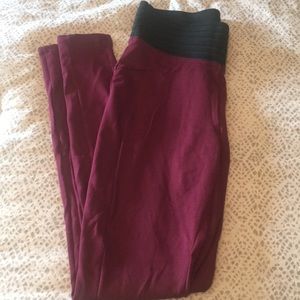 Maurice’s burgandy leggings